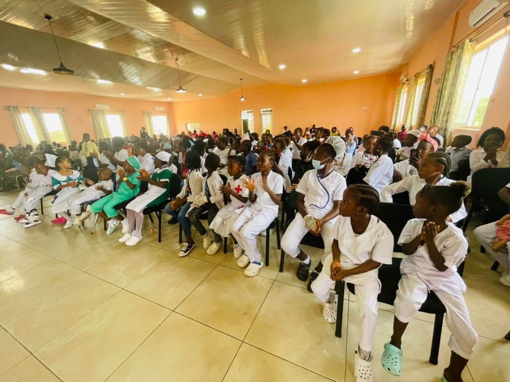 Cross-section of aspirants of different careers and professions siting for the career day talk 2023